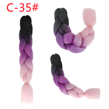 Load image into Gallery viewer, Hair Ties Elastic Jumbo Braid Hair Wig Hair Bands for Girls Pigtails Long Wig Hair Rope Bows Hair Accessories
