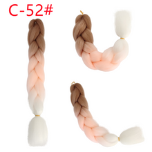 Load image into Gallery viewer, Hair Ties Elastic Jumbo Braid Hair Wig Hair Bands for Girls Pigtails Long Wig Hair Rope Bows Hair Accessories