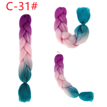 Load image into Gallery viewer, Hair Ties Elastic Jumbo Braid Hair Wig Hair Bands for Girls Pigtails Long Wig Hair Rope Bows Hair Accessories