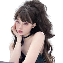Load image into Gallery viewer, Horsetail Wig Female Simulation Hair Grab Clip Waterfall Half Tied Hair High Ponytail Wig Piece Fluffy Wig Ponytail Wig