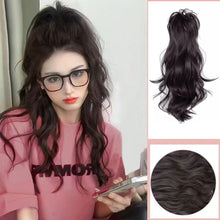 Load image into Gallery viewer, Horsetail Wig Female Simulation Hair Grab Clip Waterfall Half Tied Hair High Ponytail Wig Piece Fluffy Wig Ponytail Wig