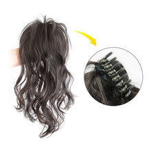 Load image into Gallery viewer, Wig Women's Long Hair Ponytail Grab Clip Large Wave Celebrity Natural High Ponytail Blossom Long Curly Hair Fake Ponytail Braid