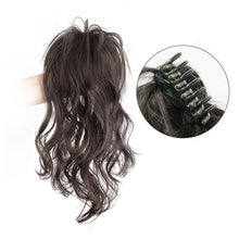 Load image into Gallery viewer, Wig Women's Long Hair Ponytail Grab Clip Large Wave Celebrity Natural High Ponytail Blossom Long Curly Hair Fake Ponytail Braid