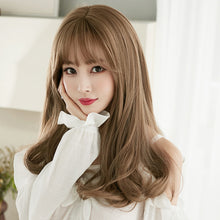 Load image into Gallery viewer, Air Bangs Wig Piece Invisible High-temperature Silk Bangs Patch Wig for Girls with No Marks on The Top of The Head Hair Repair Wig