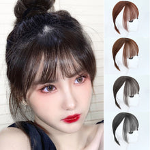 Load image into Gallery viewer, Air Bangs Wig Piece Invisible High-temperature Silk Bangs Patch Wig for Girls with No Marks on The Top of The Head Hair Repair Wig
