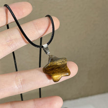 Load image into Gallery viewer, Natural Stone Hexagon Pendant Necklace Crystal Rose Quartz Opal Star for Women Fluorite Lapis Bullet Pendulum Trend Jewelry Gift