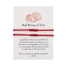 Load image into Gallery viewer, 2Pcs/Set 7 Knots Red String Bracelet for Women Men Lucky Amulet Handmade Rope Bracelets Friendship Couple Wristband Jewelry Gift