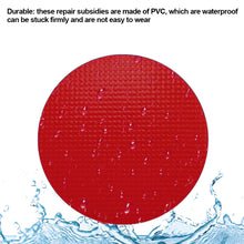 Load image into Gallery viewer, 6.2cm/2.44inch PVC Inflatable Boats Kayak Special Damaged Leaking Hole Repair Patch Kit Patch Tool Waterproof with 2ml Glue