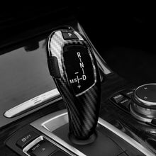 Load image into Gallery viewer, 2Pcs/Set Car Carbon Fiber Gear Shift Knob Cover Trim Styling Accessories For BMW X5 X6 E70 E71 08-17