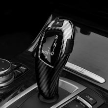 Load image into Gallery viewer, 2Pcs/Set Car Carbon Fiber Gear Shift Knob Cover Trim Styling Accessories For BMW X5 X6 E70 E71 08-17