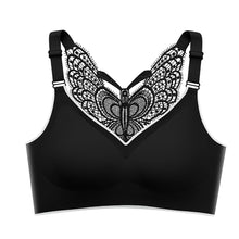 Load image into Gallery viewer, Butterfly Lace Women's Brassiere Back Sexy Gathering Comfortable Vest-style Bra With Adjustable Straps And Chest Pads