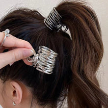 Load image into Gallery viewer, Fashion Gold Color Hollow Geometric Hair Clips Metal Hair Claw Cross Hairclip Headband Hairpin Hair Crab Women Hair Accessories