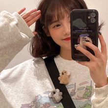 Load image into Gallery viewer, Children Cute Plush Koala Bear Animal Claw Clip Autumn Winter Soft Shark Hair Clips Women Girls Bangs Ponytail Hairpin Headwear
