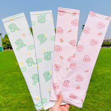 Load image into Gallery viewer, Summer Children's Sunscreen Sleeves Cute Cartoon Animal Outdoor Sunscreen Breathable Ice Silk Sleeves Arm Sleeves