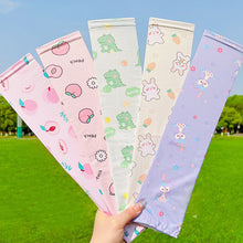 Load image into Gallery viewer, Summer Children's Sunscreen Sleeves Cute Cartoon Animal Outdoor Sunscreen Breathable Ice Silk Sleeves Arm Sleeves