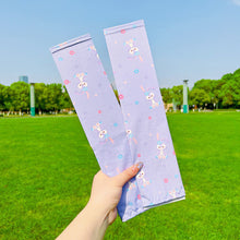 Load image into Gallery viewer, Summer Children's Sunscreen Sleeves Cute Cartoon Animal Outdoor Sunscreen Breathable Ice Silk Sleeves Arm Sleeves