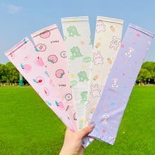 Load image into Gallery viewer, Summer Children's Sunscreen Sleeves Cute Cartoon Animal Outdoor Sunscreen Breathable Ice Silk Sleeves Arm Sleeves