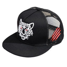 Load image into Gallery viewer, Cotton Black Tiger Embroidery Baseball Cap Men Women snapback Hats Summer Leisure Trucker Caps Unisex Hip Hop Hats Gorras