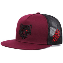 Load image into Gallery viewer, Cotton Black Tiger Embroidery Baseball Cap Men Women snapback Hats Summer Leisure Trucker Caps Unisex Hip Hop Hats Gorras