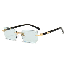 Load image into Gallery viewer, Rimless Sunglasses Rectangle Fashion Popular Women Men Shades Small Square Sun Glasses For Female Male Summer Traveling Oculos