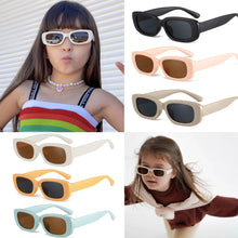 Load image into Gallery viewer, Children Cute Vintage Frosted Rectangle UV400 Sunglasses Outdoor Girls Boys Sweet Sunglasses Protection Classic Kids Sunglasses