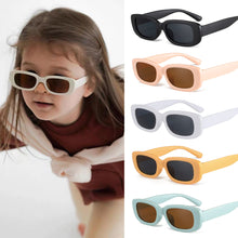 Load image into Gallery viewer, Children Cute Vintage Frosted Rectangle UV400 Sunglasses Outdoor Girls Boys Sweet Sunglasses Protection Classic Kids Sunglasses