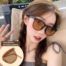 Load image into Gallery viewer, UV400 Folding Sunglasses Portable Ultra Light Sun Protection UV Protection Sunglasses for Both Men and Women