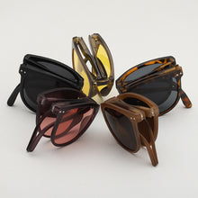 Load image into Gallery viewer, UV400 Folding Sunglasses Portable Ultra Light Sun Protection UV Protection Sunglasses for Both Men and Women