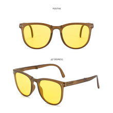 Load image into Gallery viewer, UV400 Folding Sunglasses Portable Ultra Light Sun Protection UV Protection Sunglasses for Both Men and Women