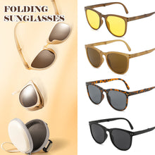 Load image into Gallery viewer, UV400 Folding Sunglasses Portable Ultra Light Sun Protection UV Protection Sunglasses for Both Men and Women