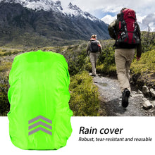 Load image into Gallery viewer, Outdoor Reflective Backpack Rain Cover Cycling Hiking Climbing Bag Cover Waterproof Rain Cover For Backpack 18-45L