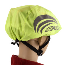Load image into Gallery viewer, Universal Bicycle Helmet Waterproof Cover with Reflective Strip Cycling Helmet Rain Cover Outdoor MTB Road Oxford Cloth Protection Cover