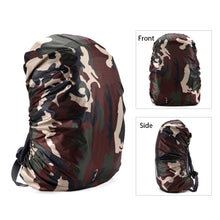 Load image into Gallery viewer, 35-80L Outdoor Climbing Lightweight Waterproof Backpack Bag Rain Cover Camouflage with Silver Coating For Travel Bag