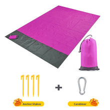 Load image into Gallery viewer, 2x2.1m Waterproof Pocket Beach Blanket Sand Beach Mat Folding Camping Mat Mattress Portable Lightweight Mat Outdoor Picnic Mat