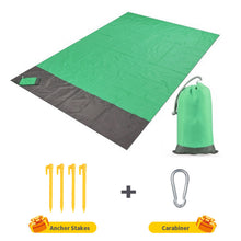 Load image into Gallery viewer, 2x2.1m Waterproof Pocket Beach Blanket Sand Beach Mat Folding Camping Mat Mattress Portable Lightweight Mat Outdoor Picnic Mat