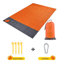 Load image into Gallery viewer, 2x2.1m Waterproof Pocket Beach Blanket Sand Beach Mat Folding Camping Mat Mattress Portable Lightweight Mat Outdoor Picnic Mat