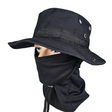 Load image into Gallery viewer, Women Men Tactics Camouflage Boonie Cap Balaclava Hat Suit Foldable Soft Hat Outdoor Hunting Fishing Wide Brimmed Hat Sunscreen Caps