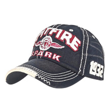 Load image into Gallery viewer, Retro Letter Men Women Embroidery Baseball Caps Spring Summer Cotton Adjustable Casual Hat Outdoor Hip Hop Streetwear Sun Hats