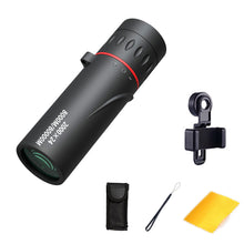 Load image into Gallery viewer, 2000x24 HD Outdoor Monocular Telescope Mini Portable Mobile Phone Telescope with Holder Camping Hunting Bird Watching Telescopes