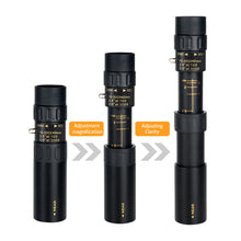 Load image into Gallery viewer, 10-300X Zoom HD Portable Strong Monocular Binoculars Long Range Professional Spyglass Monocular Telescope Low Night Vision Hunting