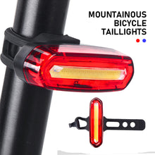 Load image into Gallery viewer, Bicycle Tail Light LED Bike Front Rear Light Waterproof USB Rechargeable Mountain Bike Riding Cycling Tail Lamp Bicycle Light