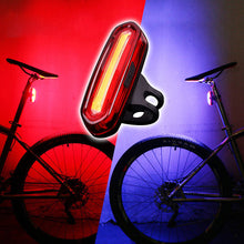 Load image into Gallery viewer, Bicycle Tail Light LED Bike Front Rear Light Waterproof USB Rechargeable Mountain Bike Riding Cycling Tail Lamp Bicycle Light