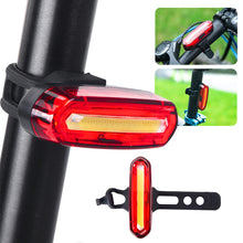 Load image into Gallery viewer, Bicycle Tail Light LED Bike Front Rear Light Waterproof USB Rechargeable Mountain Bike Riding Cycling Tail Lamp Bicycle Light