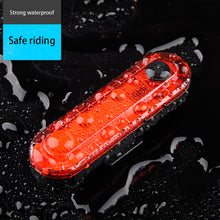 Load image into Gallery viewer, Bicycle Tail Light LED Bright Rear Red Bike Light USB Rechargeable Cycling Safety Lamp for Night Riding Lighting Back Bike Taillights