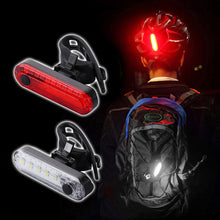 Load image into Gallery viewer, Bicycle Tail Light LED Bright Rear Red Bike Light USB Rechargeable Cycling Safety Lamp for Night Riding Lighting Back Bike Taillights