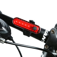 Load image into Gallery viewer, Bicycle Tail Light LED Bright Rear Red Bike Light USB Rechargeable Cycling Safety Lamp for Night Riding Lighting Back Bike Taillights