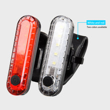 Load image into Gallery viewer, Bicycle Tail Light LED Bright Rear Red Bike Light USB Rechargeable Cycling Safety Lamp for Night Riding Lighting Back Bike Taillights