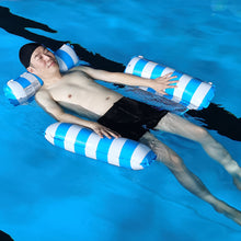 Load image into Gallery viewer, Summer Inflatable Floating Water Hammock Recliner Swimming Mattress Sea Swimming Ring Pool Party Toy LoungePVC For Swimming