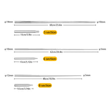 Load image into Gallery viewer, Mini Portable Camping Cooking Blowing Fire Stick Outdoor Stainless Steel Blow Fire Tube Mouth Blowpipe Telescopic Fire Blower