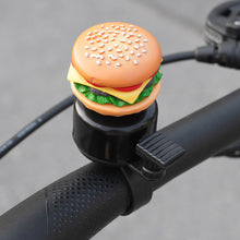 Load image into Gallery viewer, Cartoon Hamburg Bicycle Bell French Fries Sandwich MTB Bell Handlebar Safety Bell Cycling Lovely Loud Bicycle Accessories